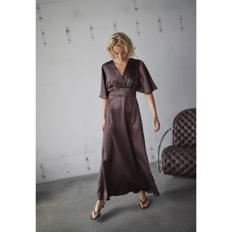 Gisela kjole - Brown