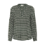 Kasary bluse - Dark green/diamond print